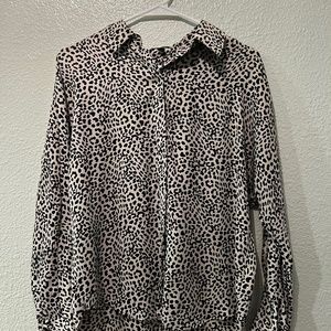 Leopard print blouse